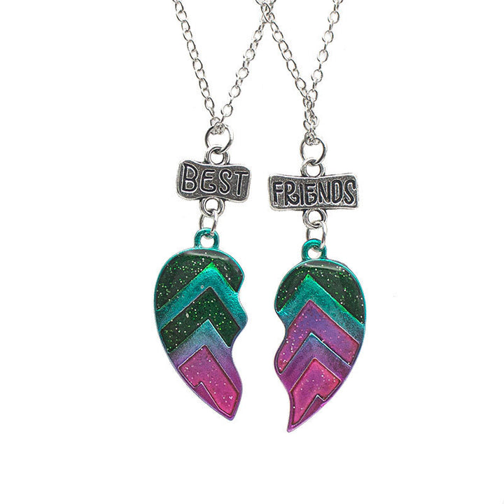 Friendship Heart Pendant Necklace Bowlift