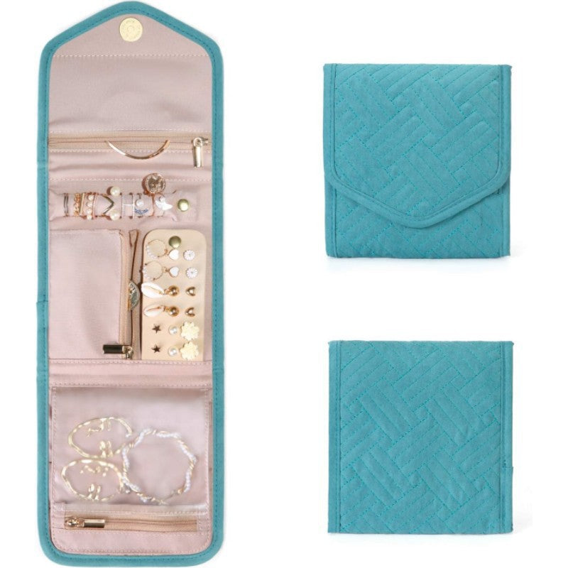 Cosmetic Organizer Bag with Foldable Design and Multiple Compartments Bowlift