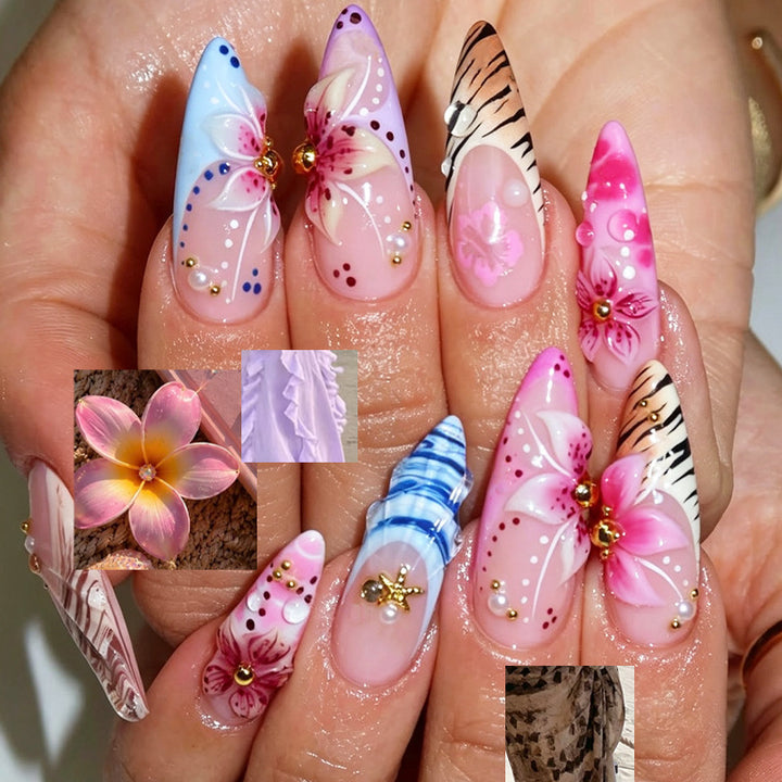 Artistic Press-On Nail Tips Bowlift