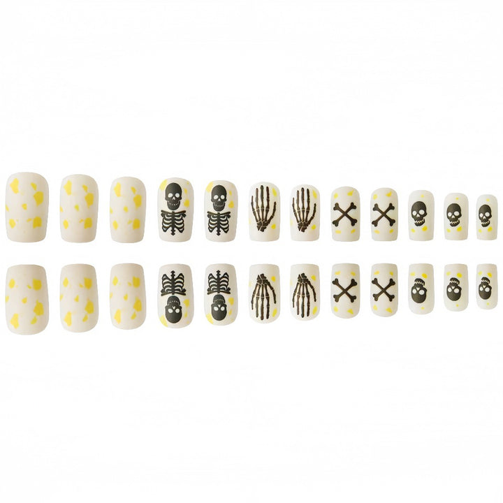 Creative Skeleton Nail Art Design Bowlift