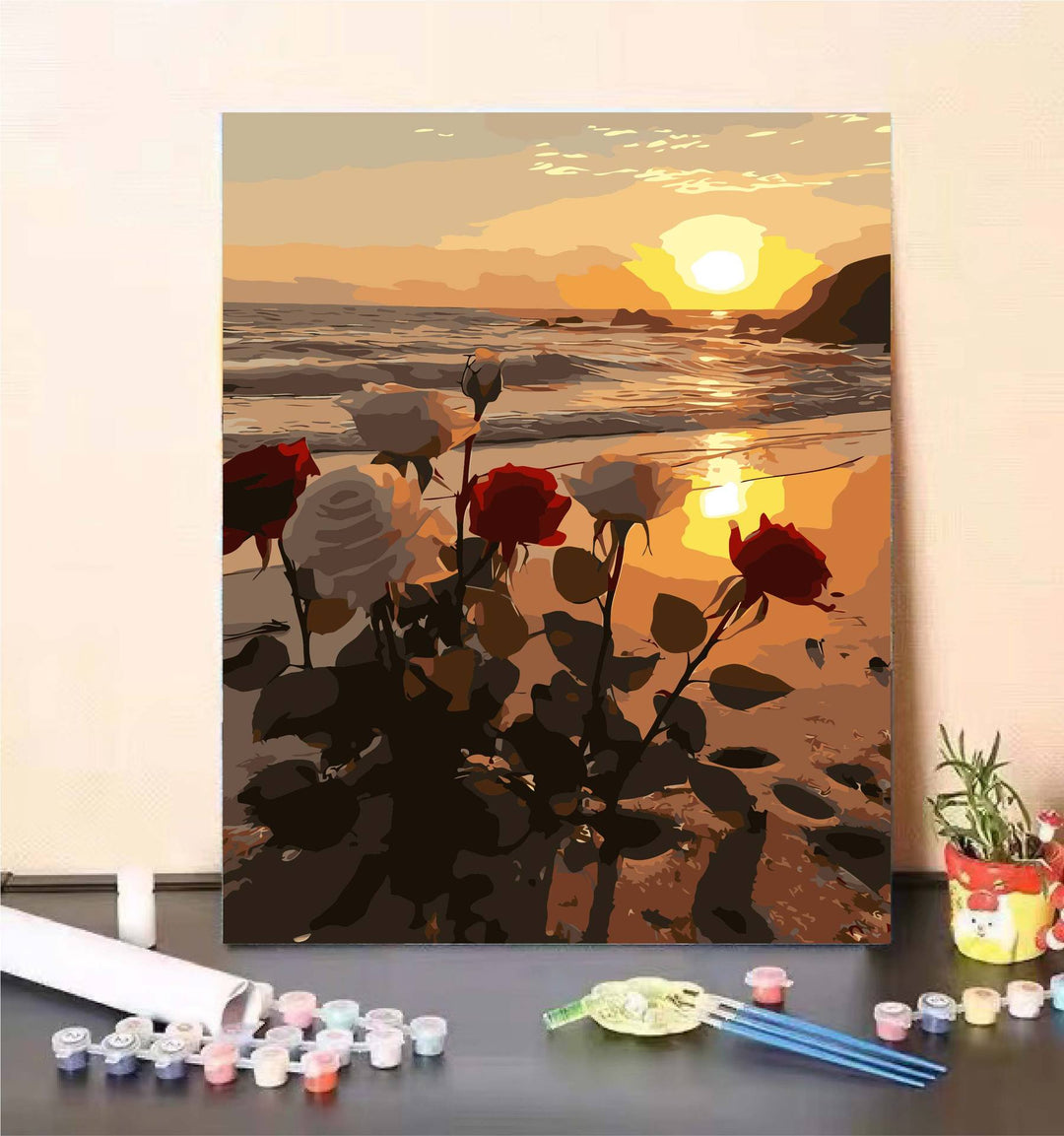 DIY Landscape Paint by Numbers Art Kit Bowlift
