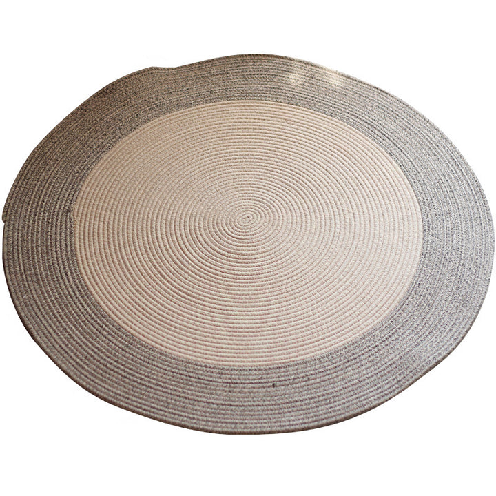 Round woven rug Bowlift