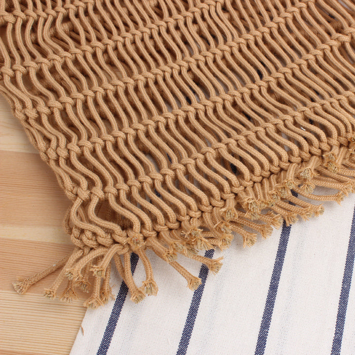Fashionable Braided Tote Bag with Inner Pouch Bowlift