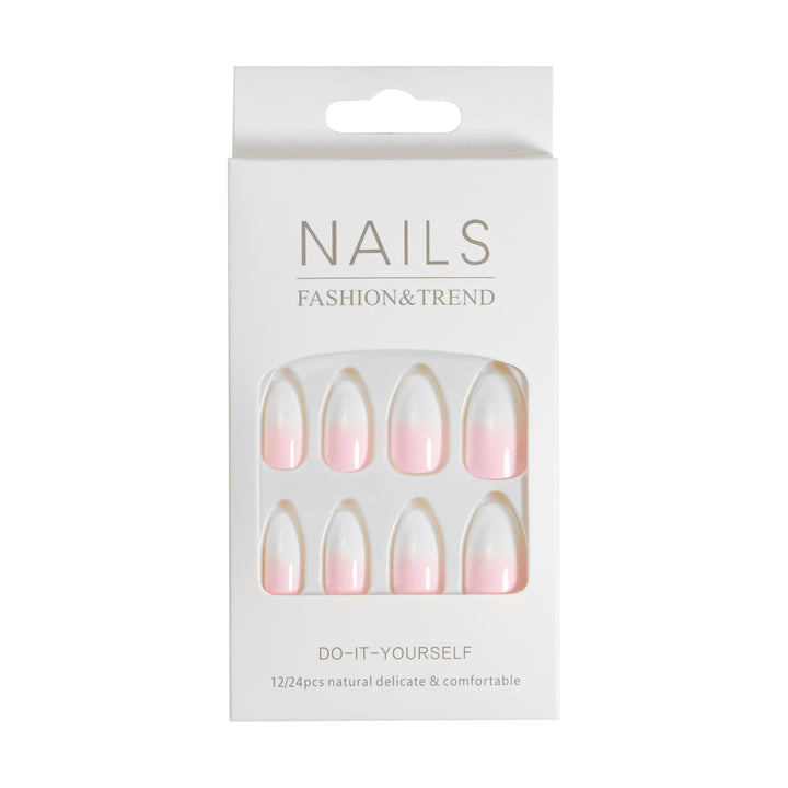Artistic Graphic Press-On Nail Set Bowlift