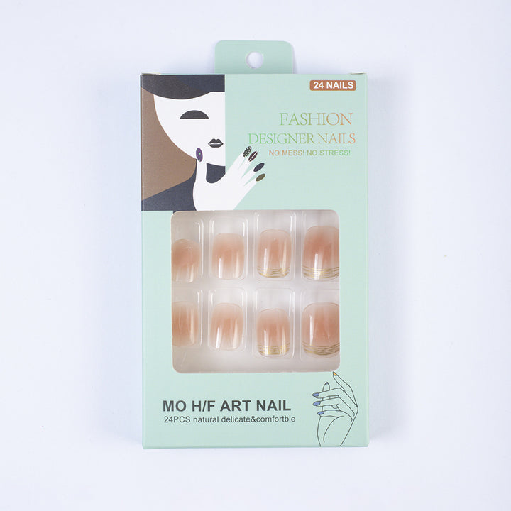 Elegant artificial nails with professional high-gloss finish Bowlift