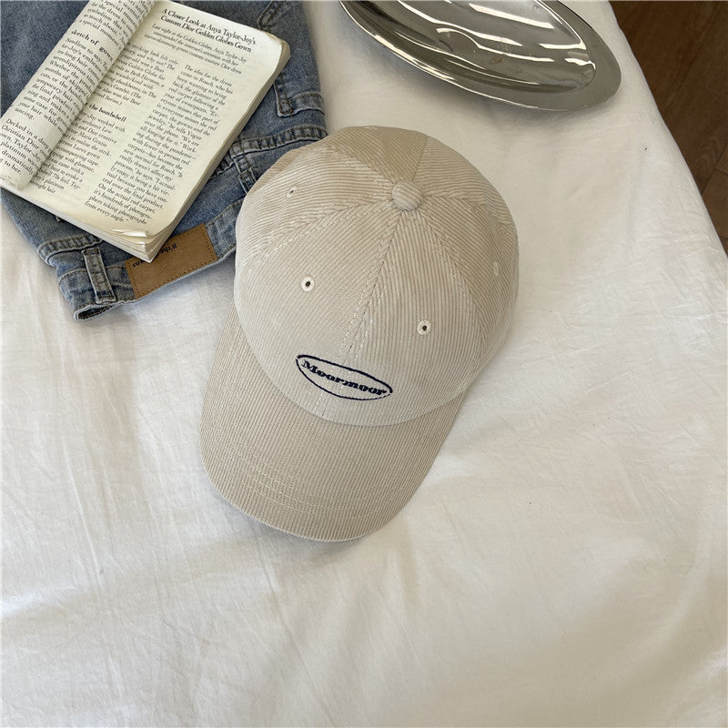 Women's Casual Corduroy Baseball Cap Bowlift