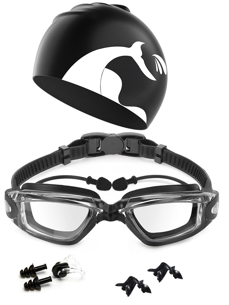 Professional swimming goggles with individually adjustable headband Bowlift