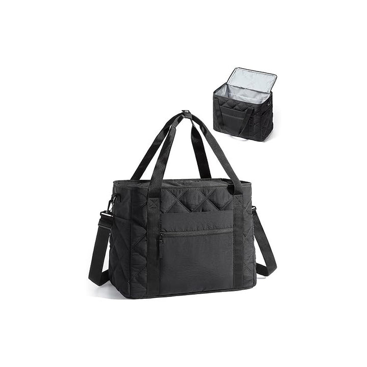 Insulated cooler bag with multiple compartments Bowlift
