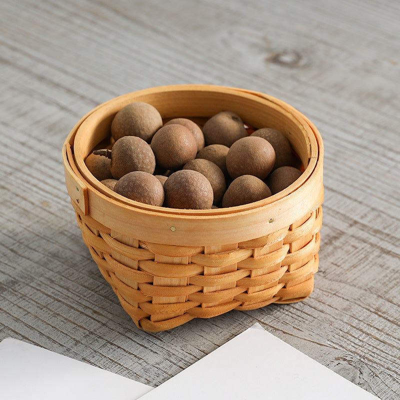 Unisex Round Storage Bowl made of natural wicker Bowlift