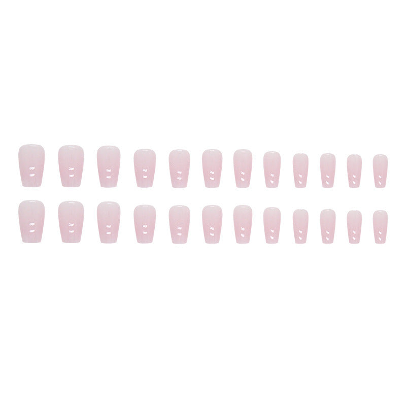 Elegant Square Tip Press-On Nail Extensions Bowlift