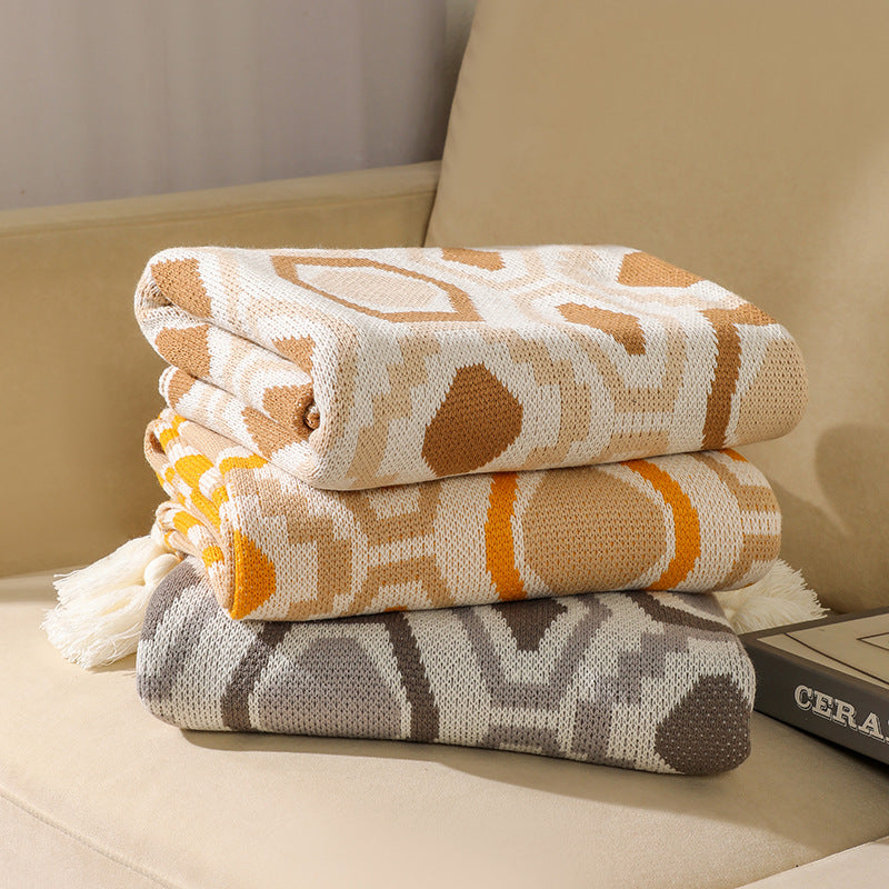Women's Patterned Throw Blanket Bowlift