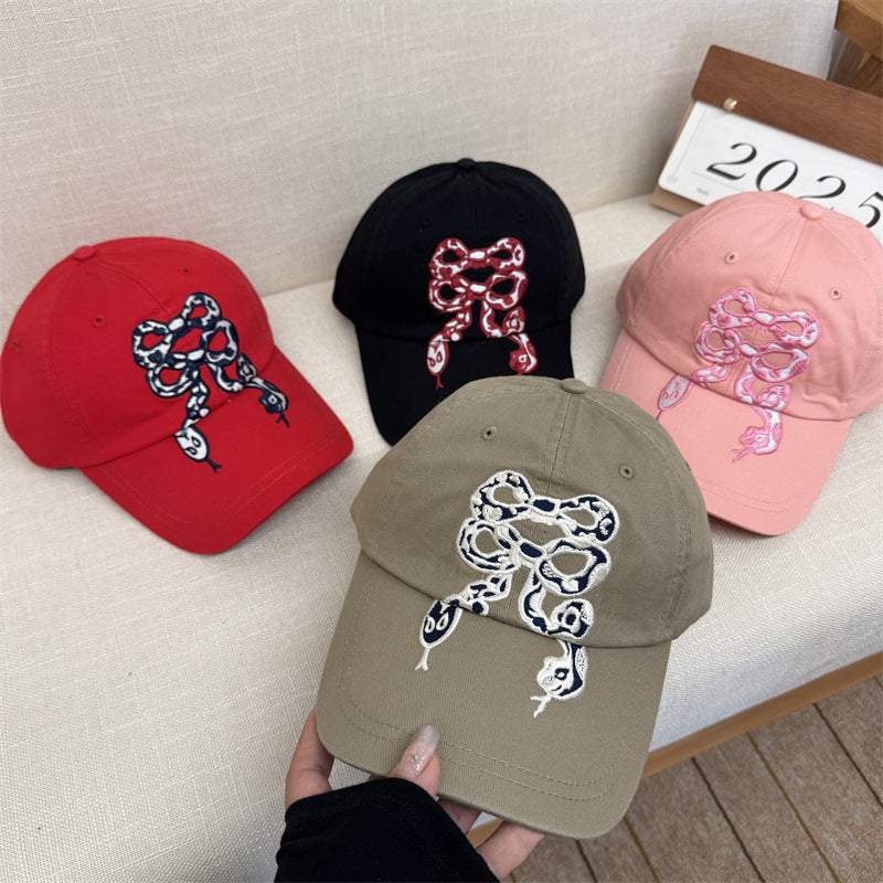 Women's Embroidered Graphic Baseball Cap Bowlift