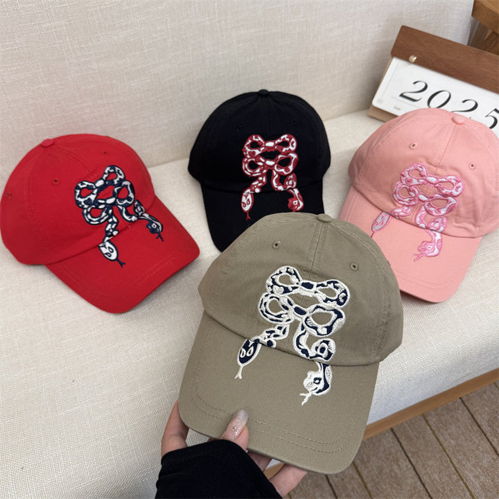 Women's Embroidered Graphic Baseball Cap Bowlift
