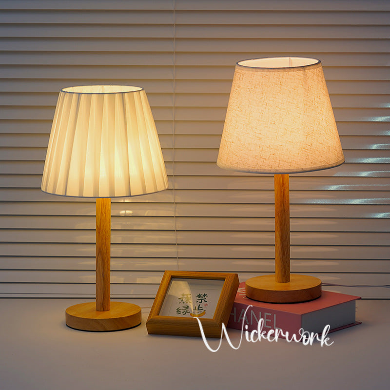 Elegant Fabric Shade Table Lamp