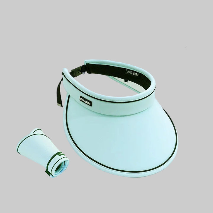 Foldable sun protection cap with adjustable inner sponge and wide brim Bowlift
