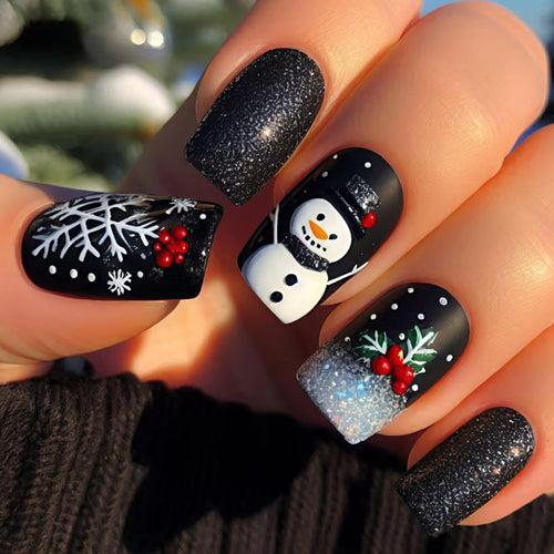 Festive Holiday Nail Art Set Bowlift
