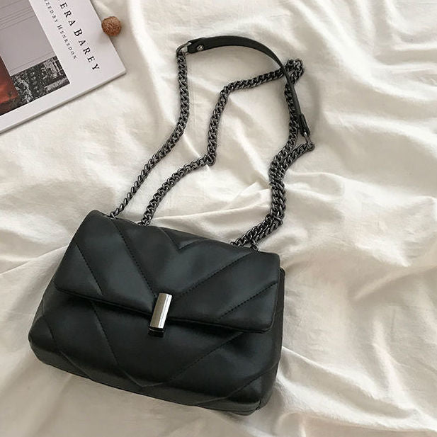 Quilted Leather Crossbody Bag Bowlift