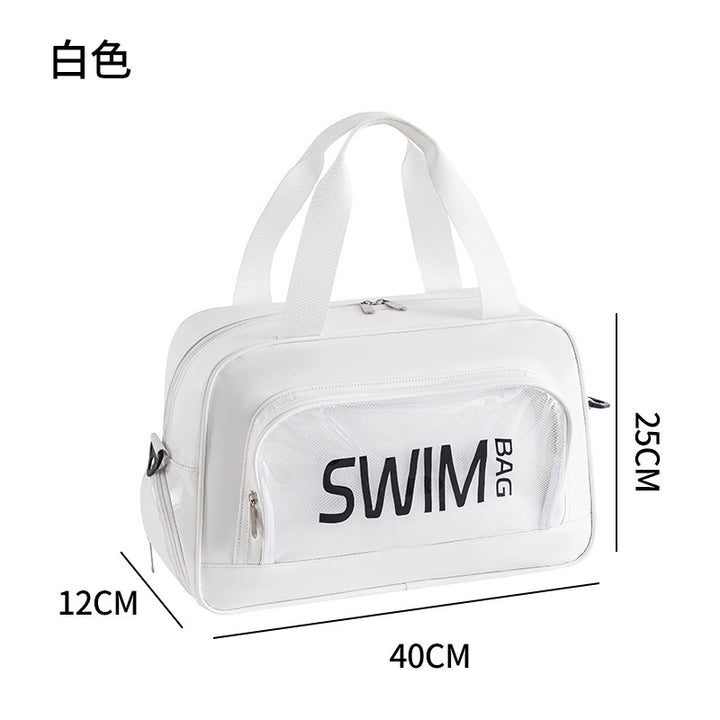 Sporty Swim Bag With Additional Compartments Bowlift