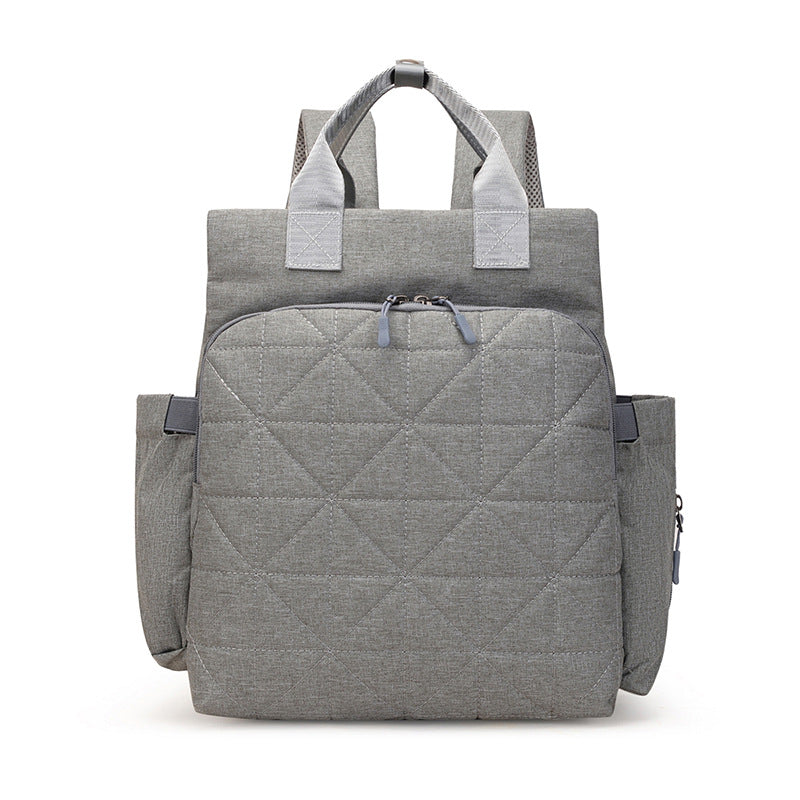 Quilted Multi-Functional Backpack