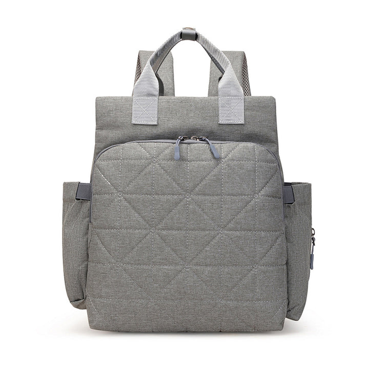 Quilted Multi-Functional Backpack