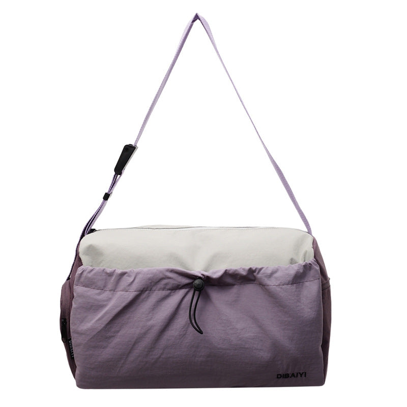 Sporty Shoulder Bag With Versatile Compartment Design Bowlift