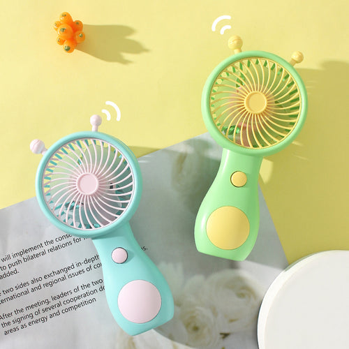 Women Portable Mini Fan with Ergonomic Handle Bowlift