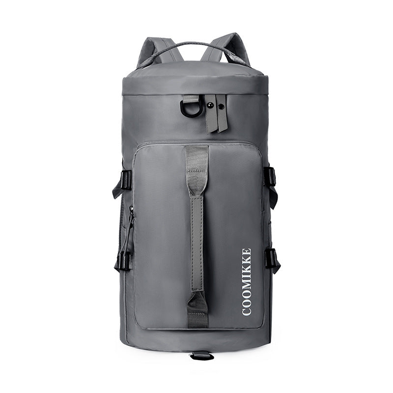 Sporty Backpack With Expandable Main Compartment Bowlift