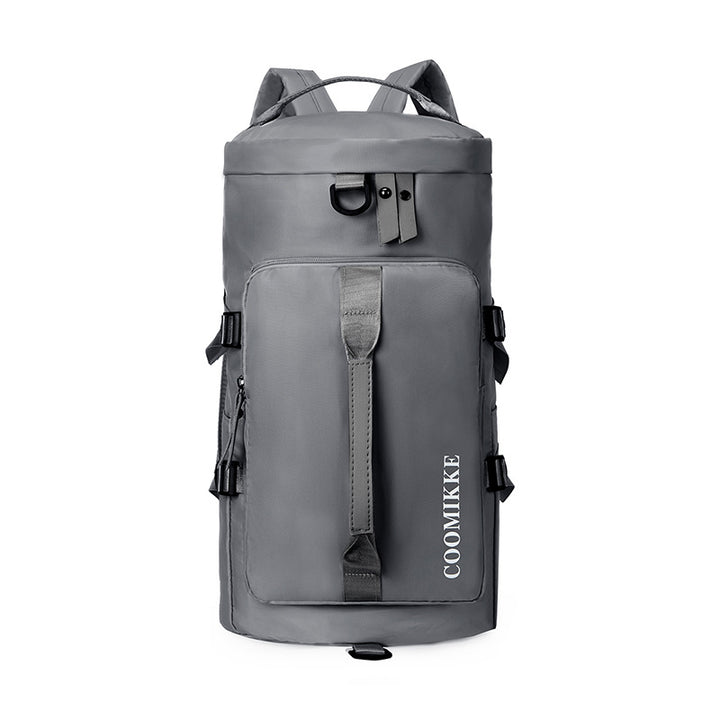 Sporty Backpack With Expandable Main Compartment Bowlift