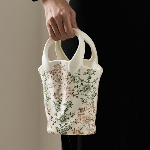 Flower basket with two handles Bowlift