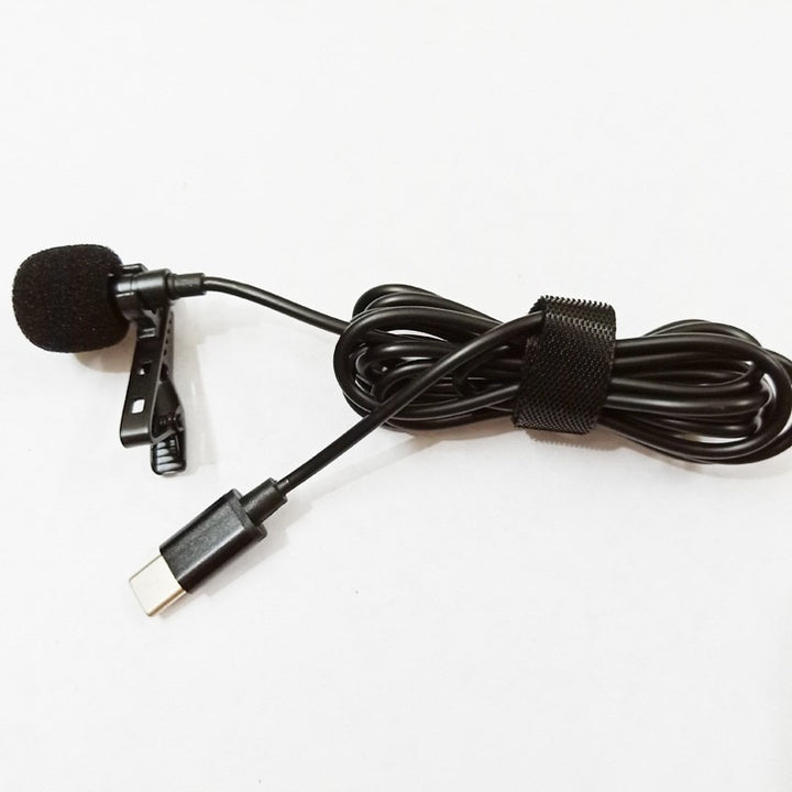 Lavalier microphone with flexible clip Bowlift