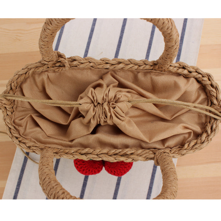 Handbag in Unique Cherry Design Bowlift