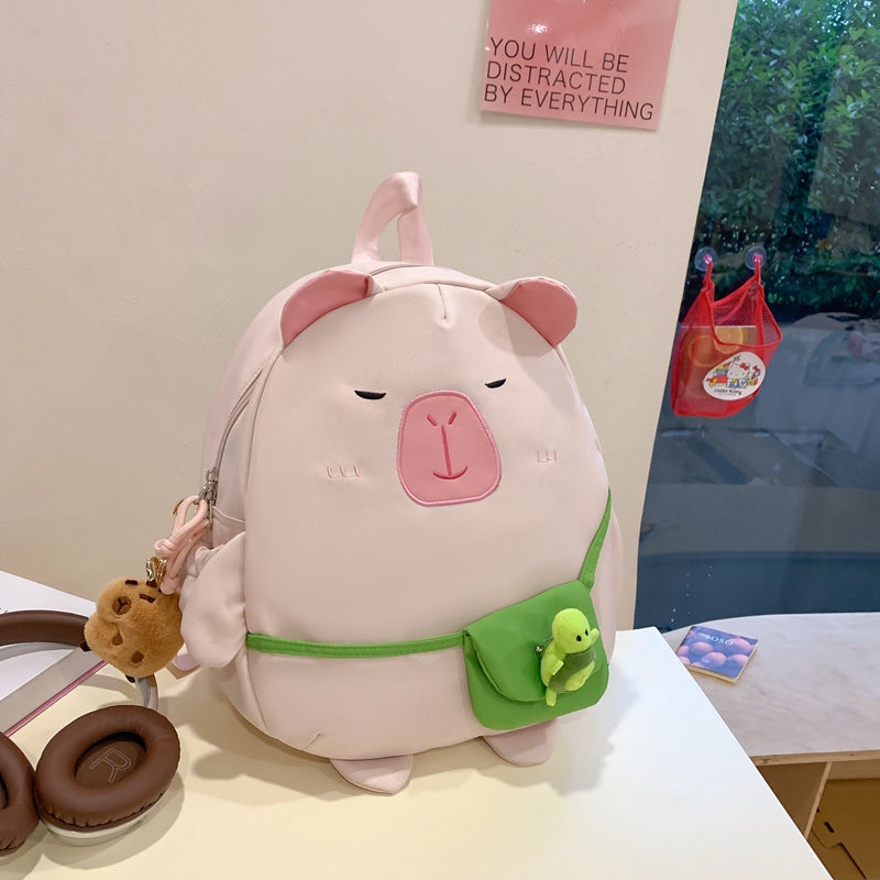 Backpack with Unique Animal Design and Many Compartments Bowlift