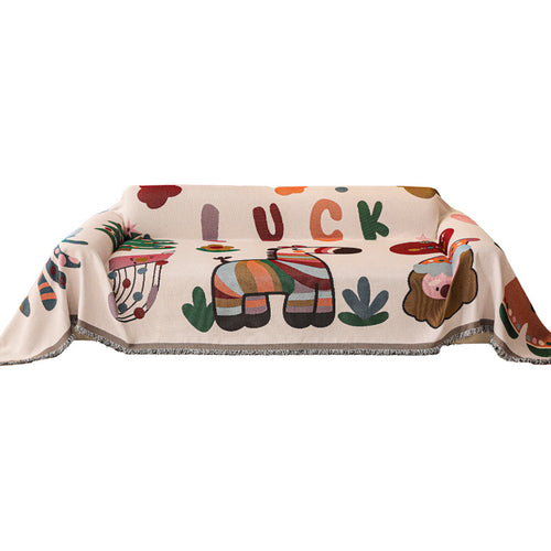 Decorative Animal Print Throw Blanket