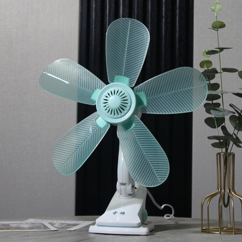 Ladies table fan with flexible holder and comfortable control Bowlift