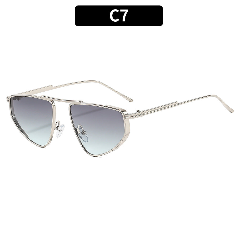 Bold Geometric Shield Eyewear
