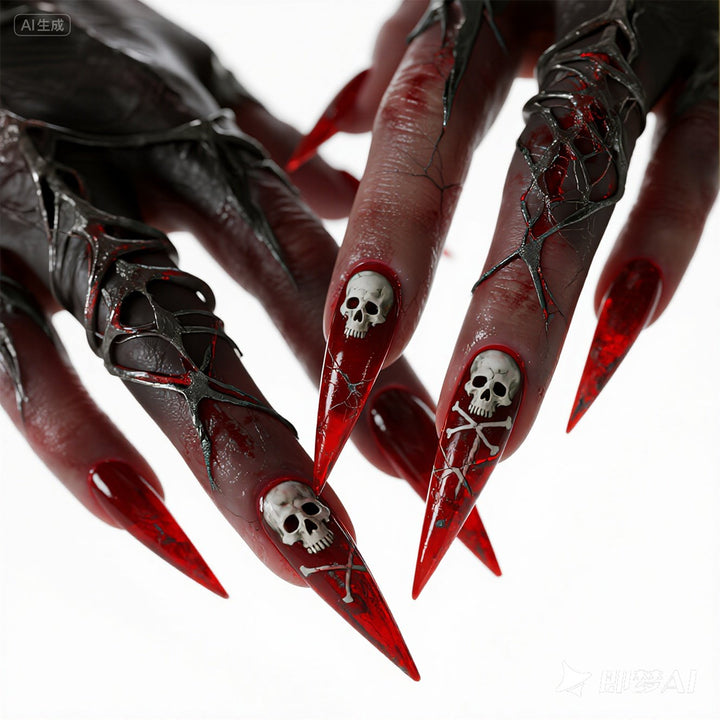 Creative Halloween Art Nails Bowlift