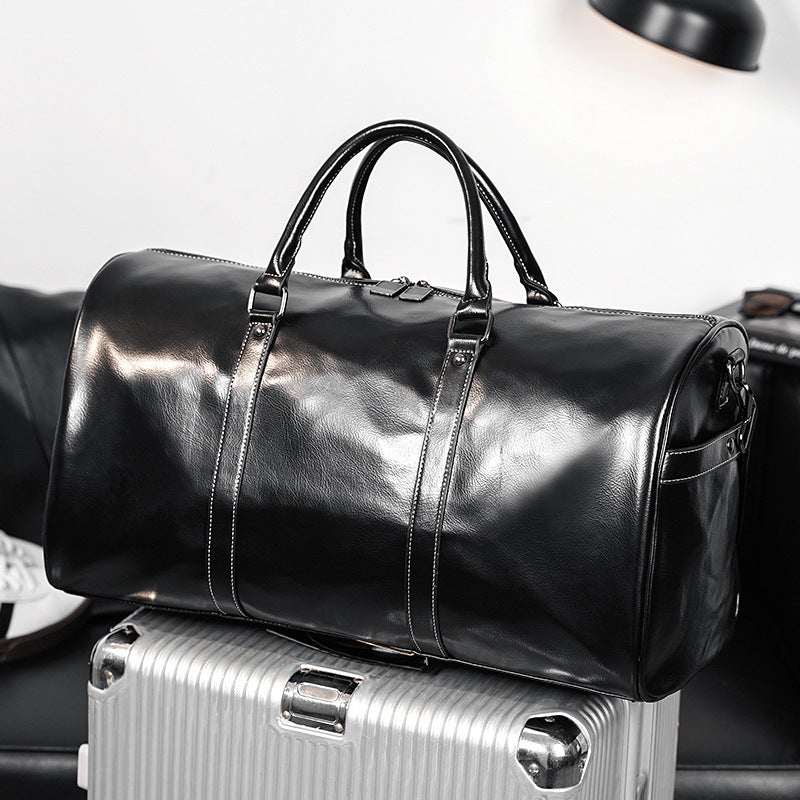 Elegant Leather Travel Bag Bowlift