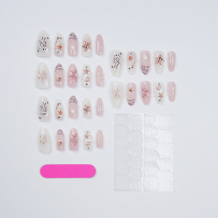 Stick-On Fingernails Bowlift
