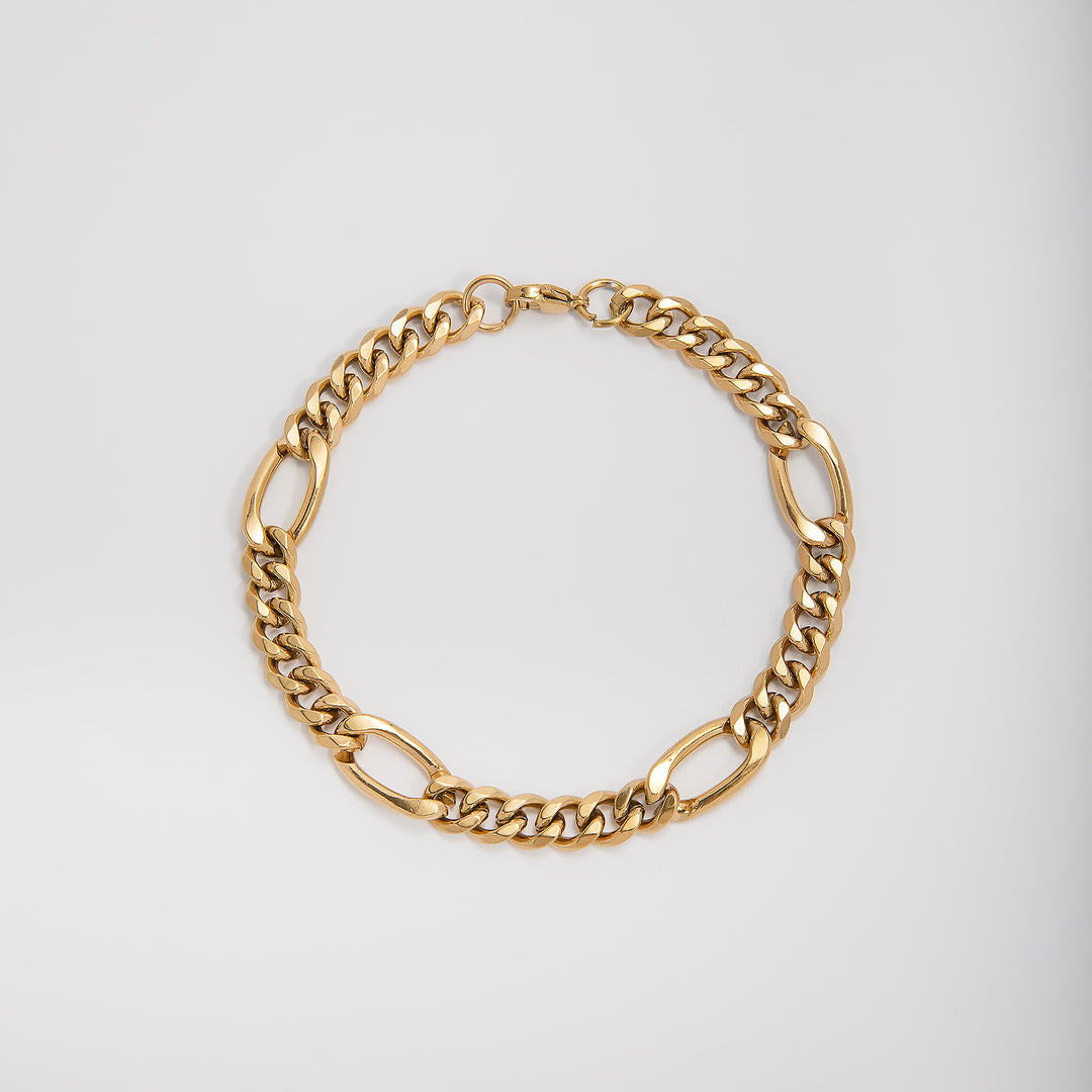 Chunky Interlocking Link Chain Necklace Bowlift