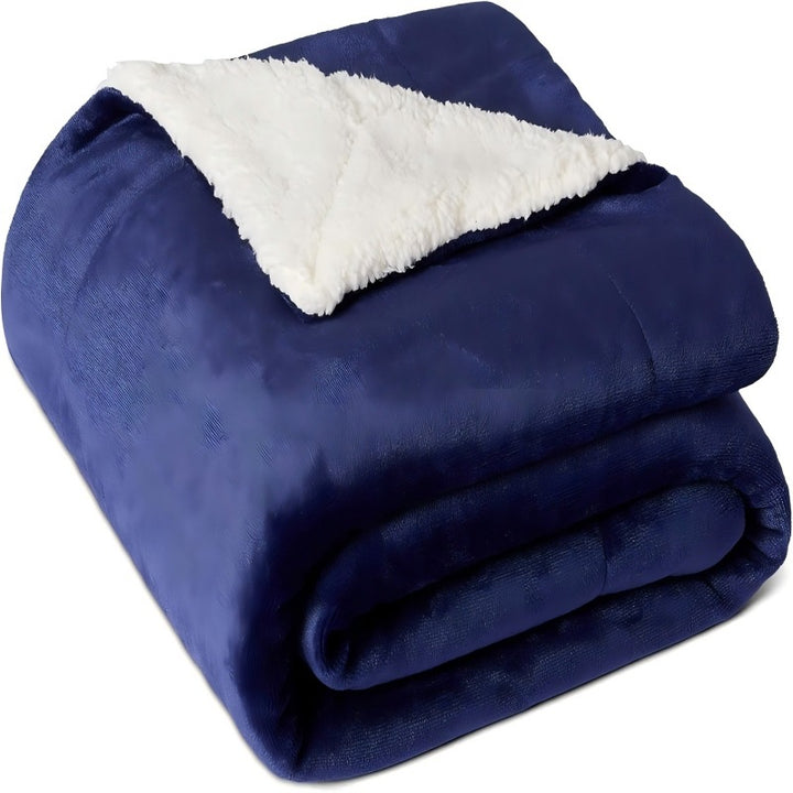 Reversible Plush Sherpa Blanket Bowlift