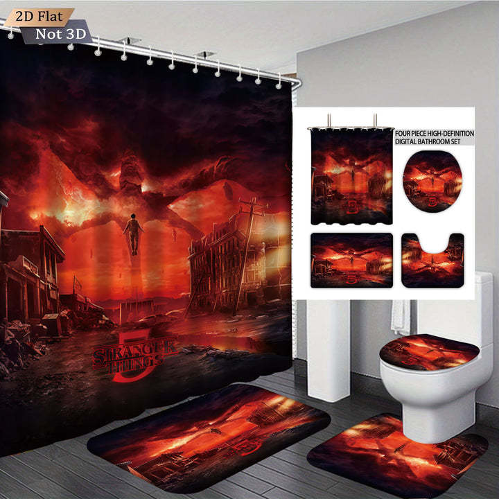 Stranger Things Adventure-Themed Digital Bathroom Set Bowlift