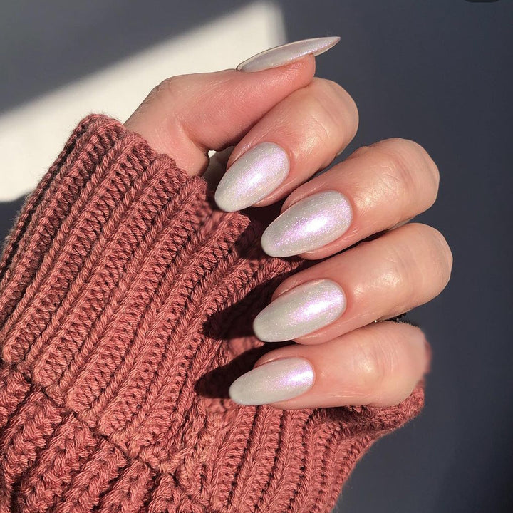 Premium Glossy Almond-Shaped Press-On Nail Tips Bowlift