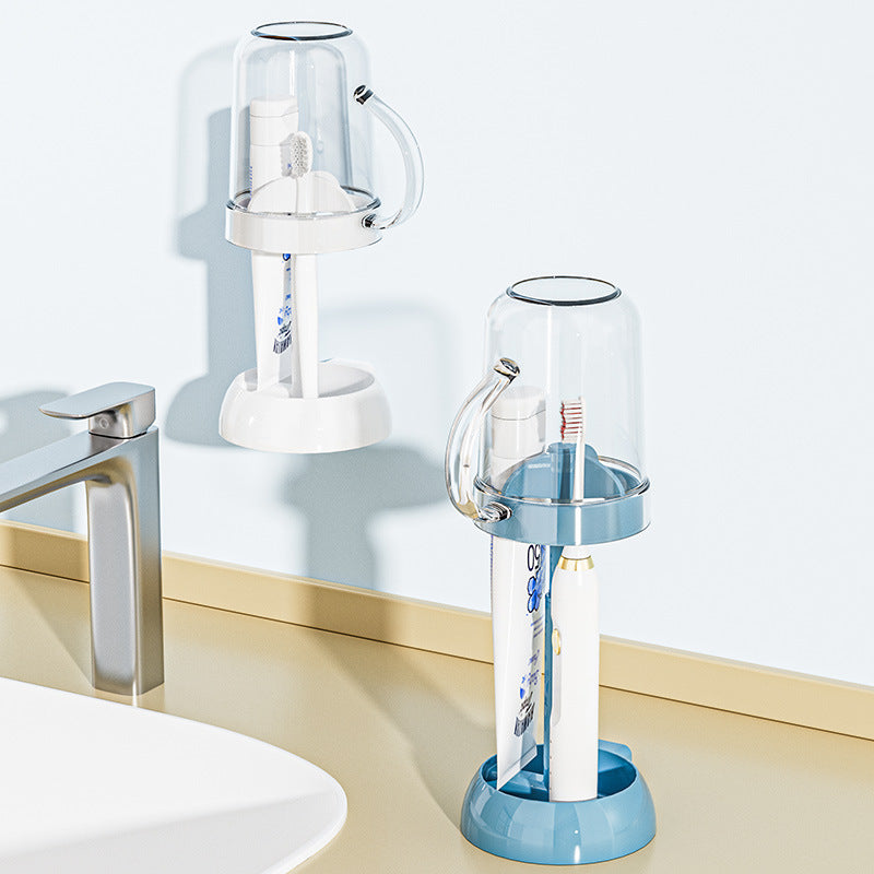 Wall-Mounted Toothbrush Storage Bowlift