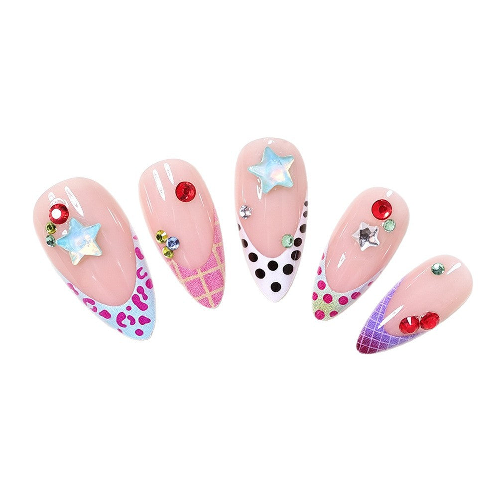 Artistic Themed Press-On Nail Set Bowlift