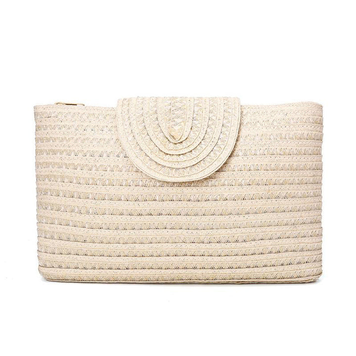 Elegant Clutch Bag with High-Quality Woven Structure Bowlift