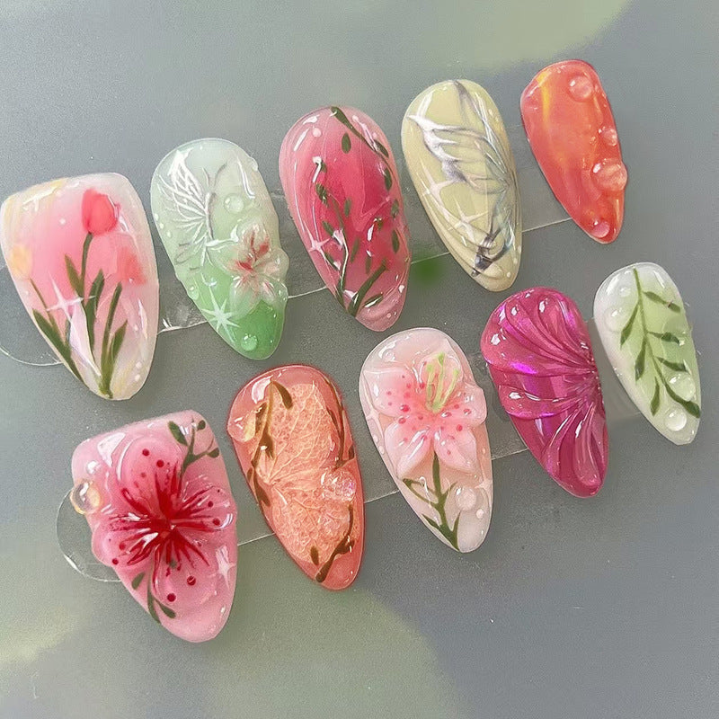 DIY Press-On Nail Art Set Bowlift