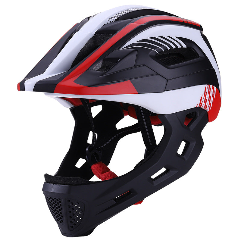 Full-Face Mountain Biking Helmet Bowlift