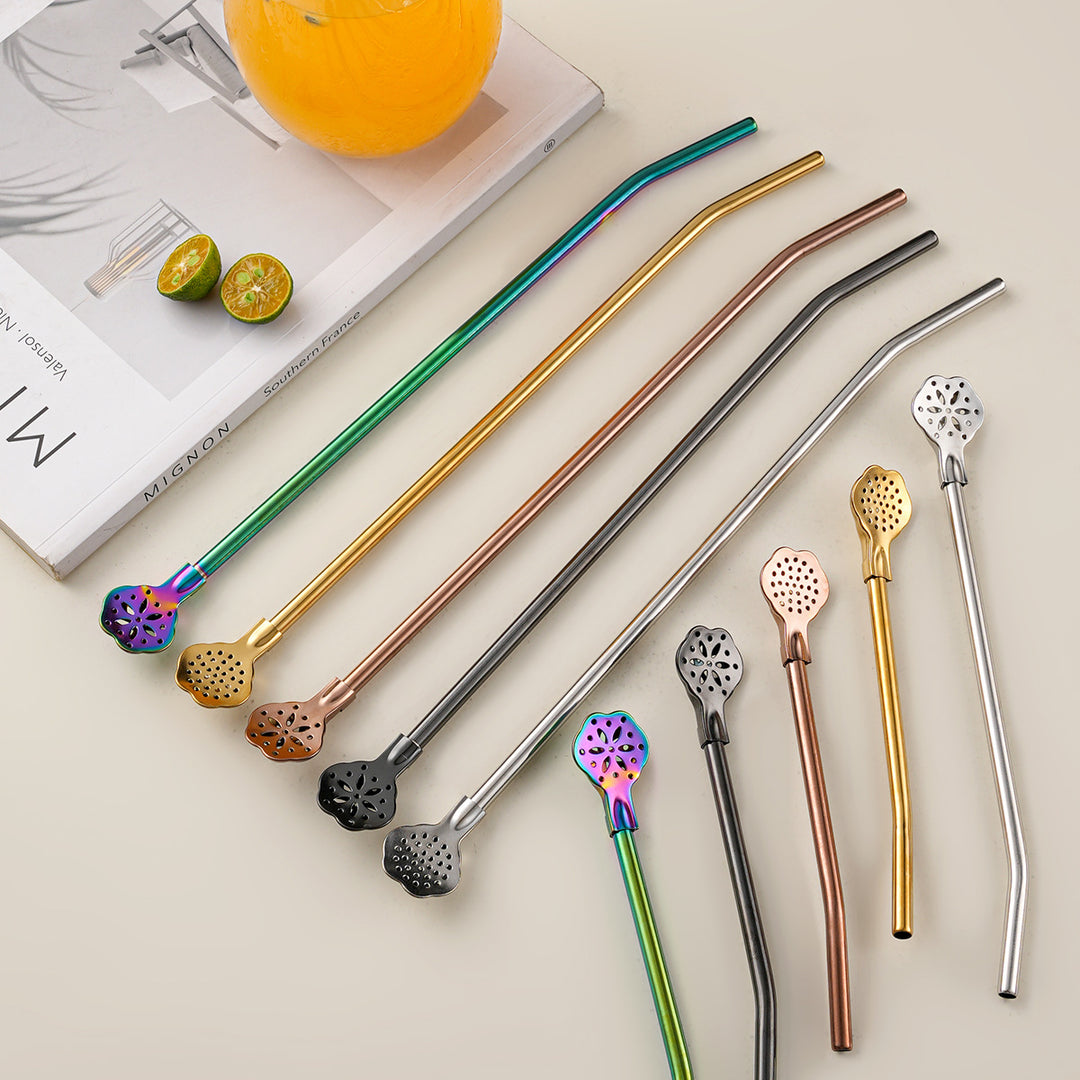 Stylish teaspoons with practical drainage holes Bowlift