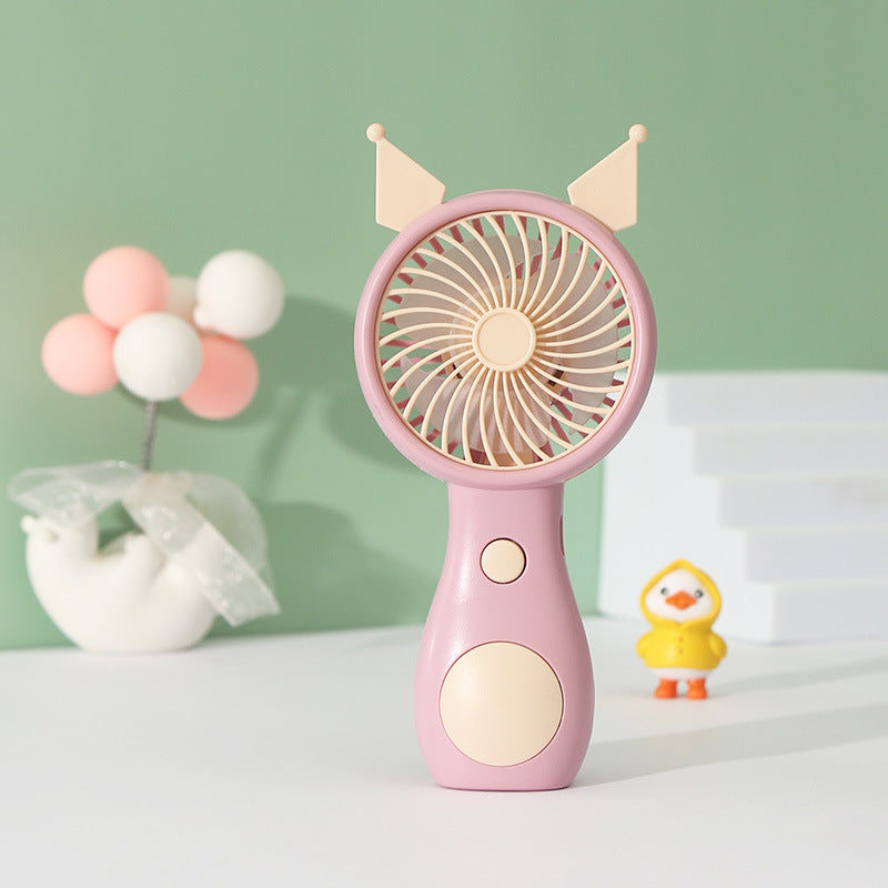 Unisex Portable Hand Fan with Creative Animal Design Bowlift