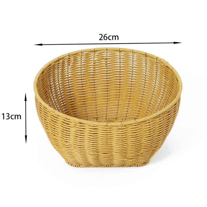 Round Decorative Woven Basket Bowlift
